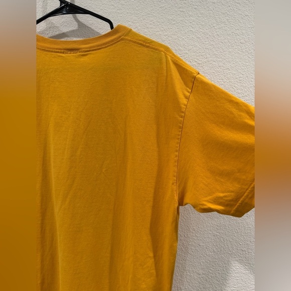 AC/DC Anthill Trading Authentic Rockware Yellow Band Short Sleeve Shirt Medium - Picture 11 of 13